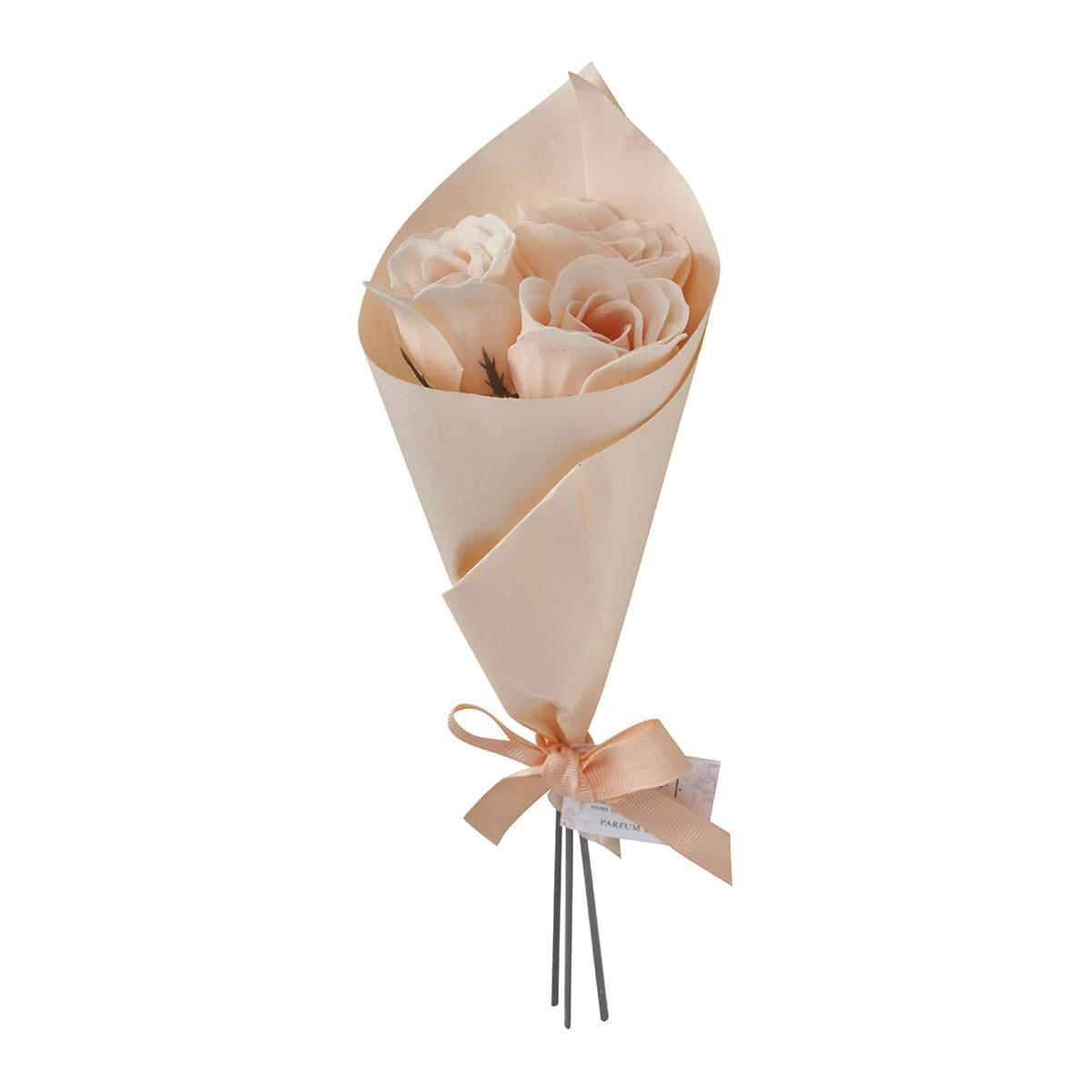 - Bouquet de roses de savon nude - Parfum Rose