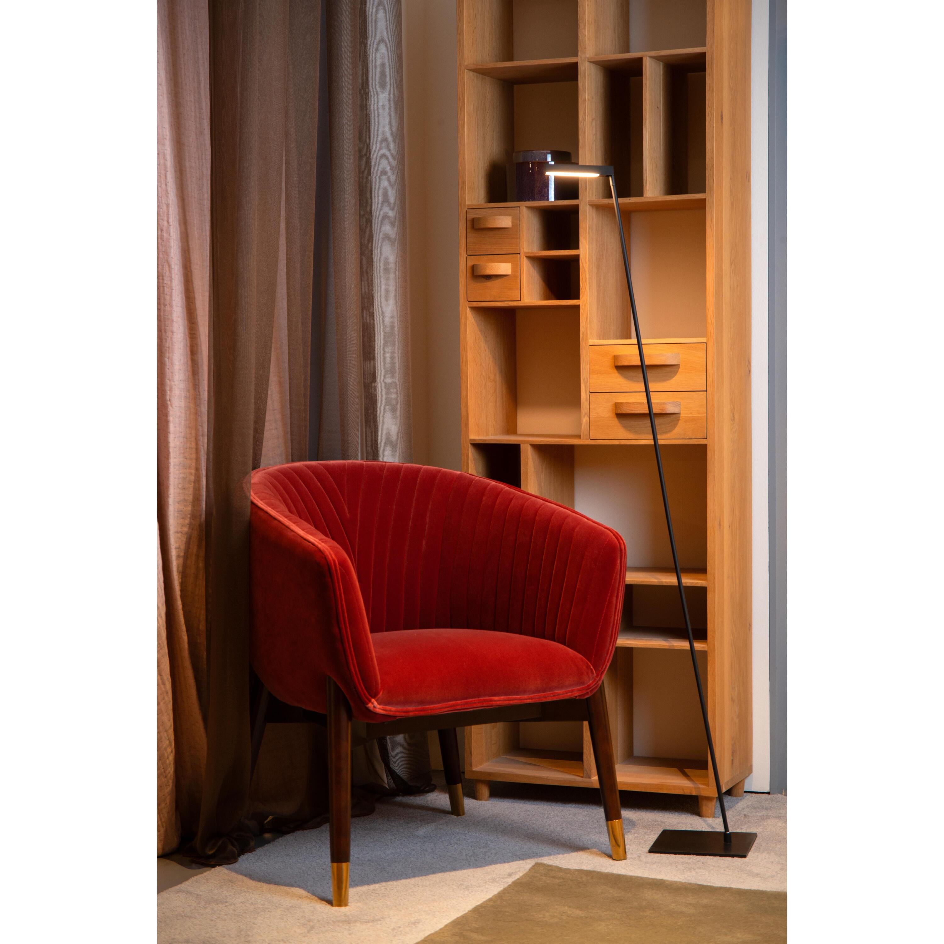 Lavale vloerlamp LED zwart