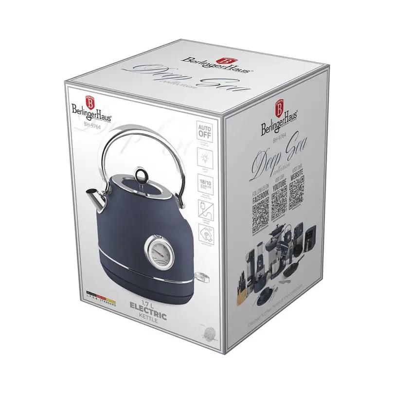 Wasserkocher Matt Blue Deep Sea