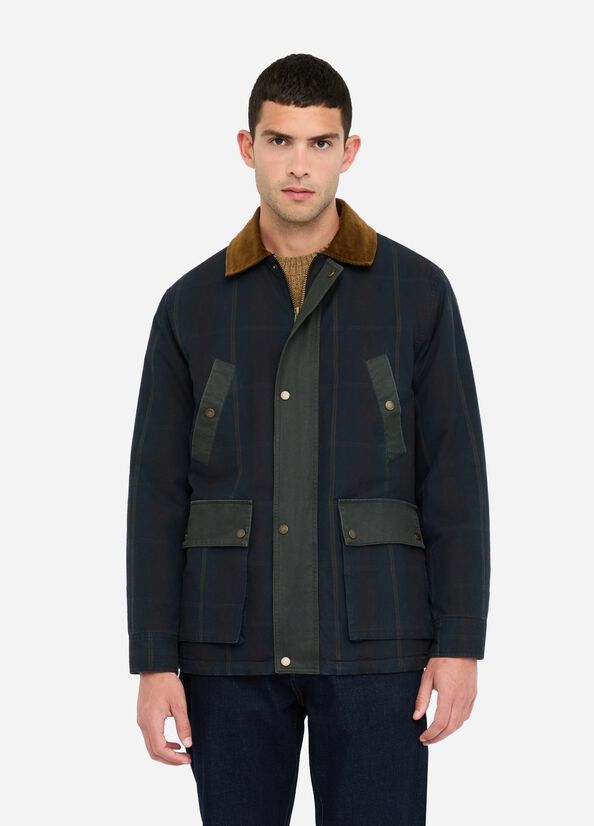 Giaccone in tessuto check