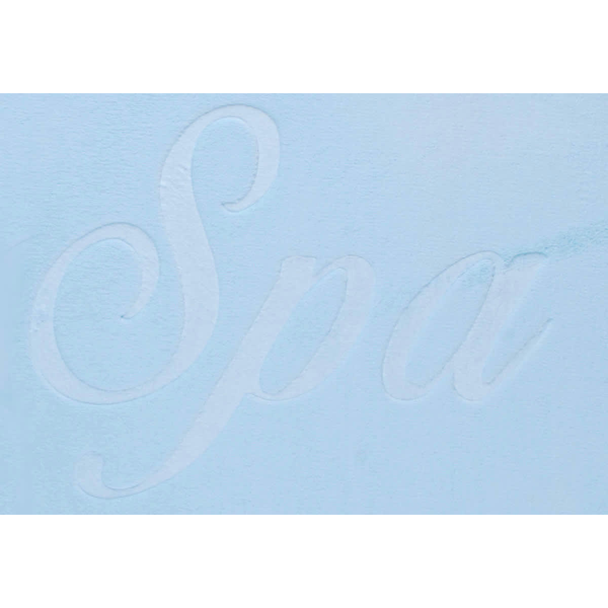 SPA - Tapis de bain mémoire de forme bleu 40x60cm