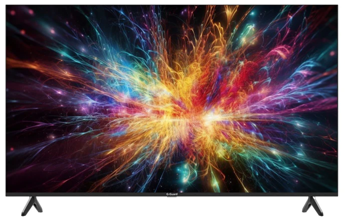 G-Guard TV 55Inch QLED, Smart Google TV Licensed, 3HDMI & 2USB, Chromecast