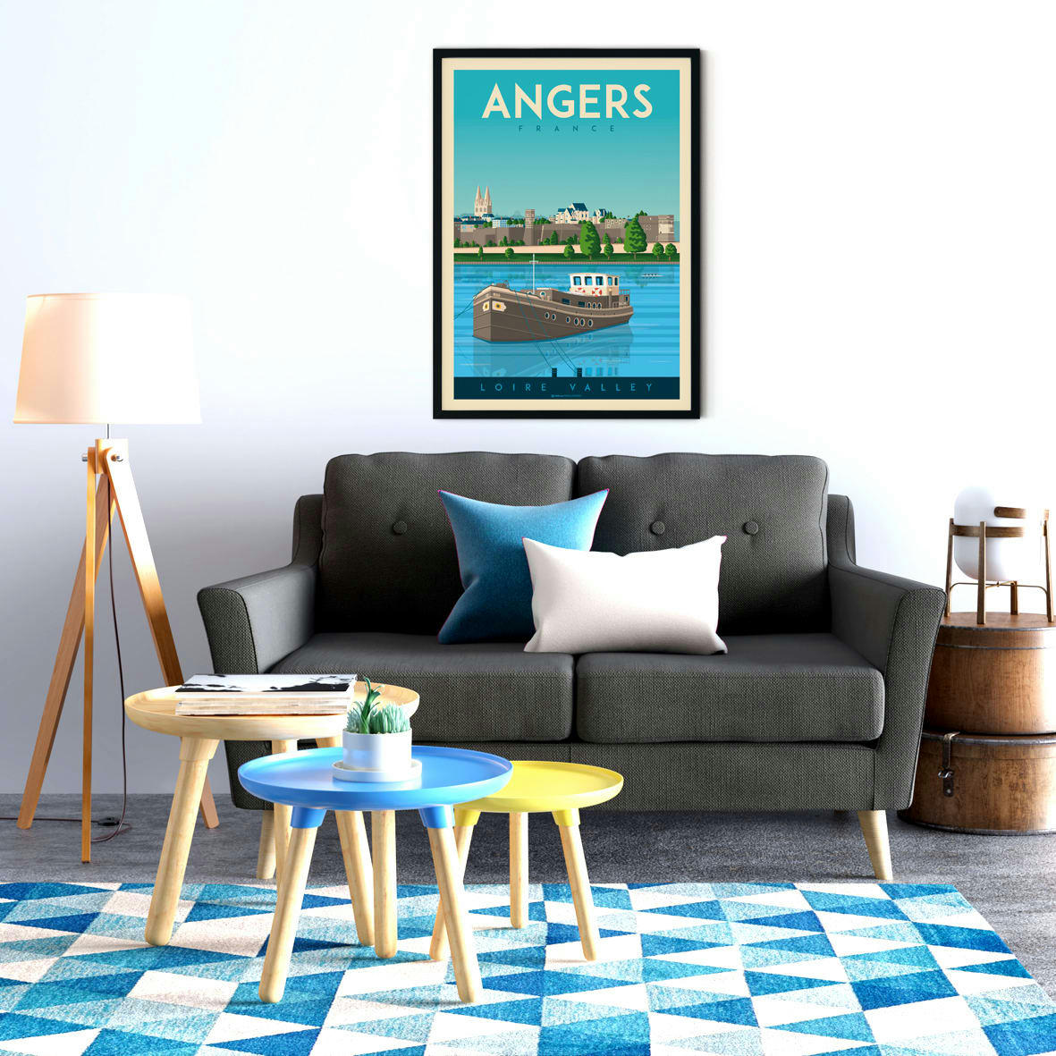 - Affiche Angers  50x70 cm