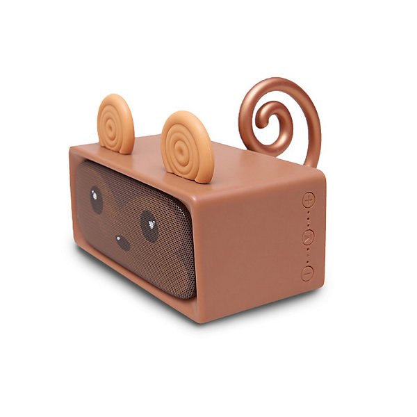 Enceinte Adorable stéréo Monkey - MOBILITY ON BOARD - Enceinte Bluetooth Monkey Marron