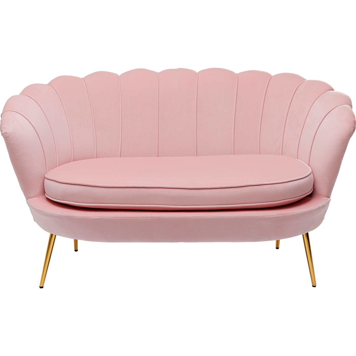 Kare Design Sofa Water Lily 2-Zits fluweel roze