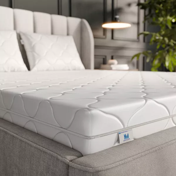 Materac piankowy 160x200 hipoalergiczny 10 cm z pikowanym pokrowcem H3 LUNA