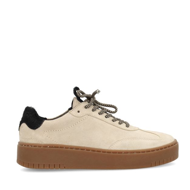 Beige suède sneakers