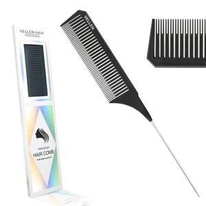 Vellen Weave Pin Tail Hair Comb For Highlighting - Black