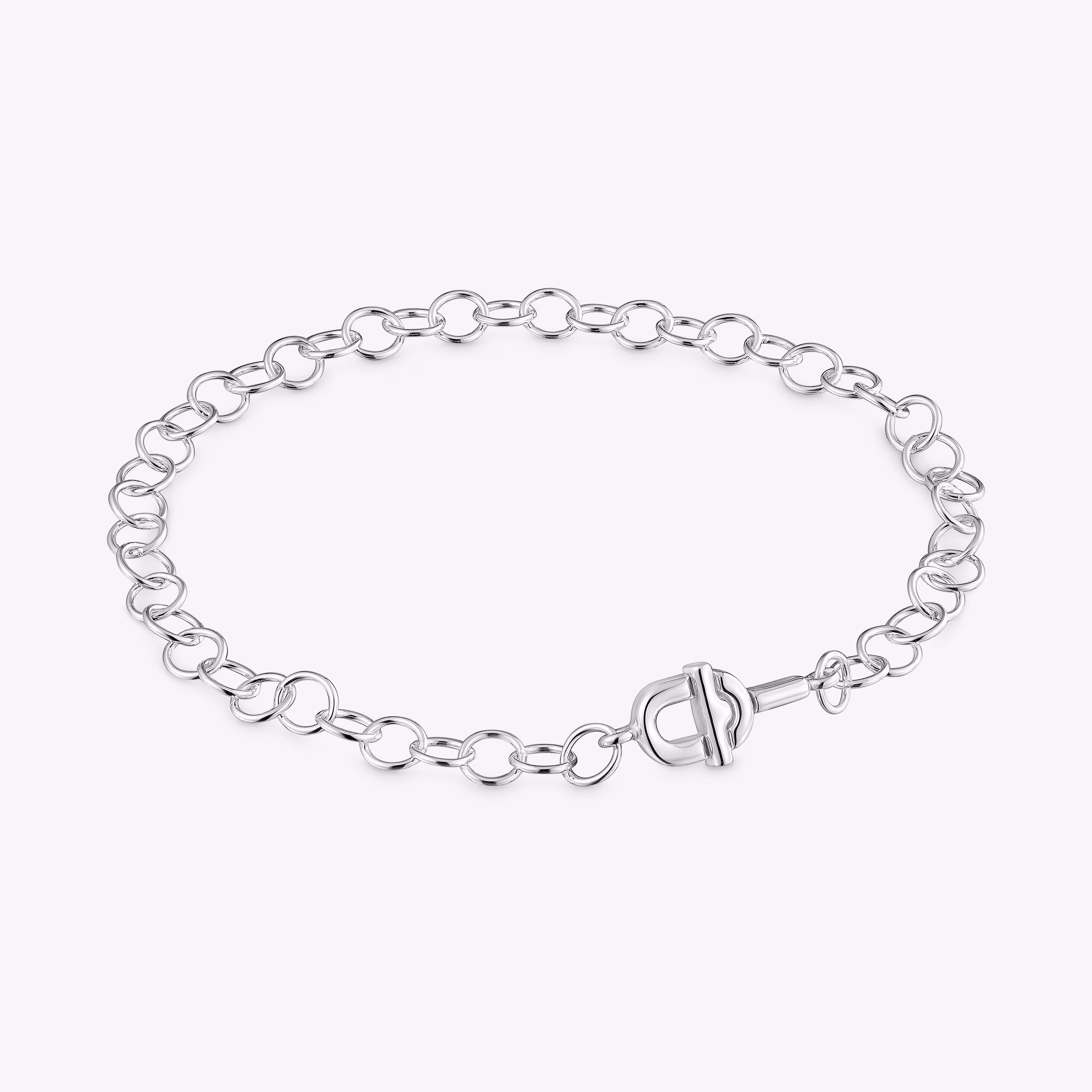 Pulsera cadena redonda de plata TOUS MANIFESTO