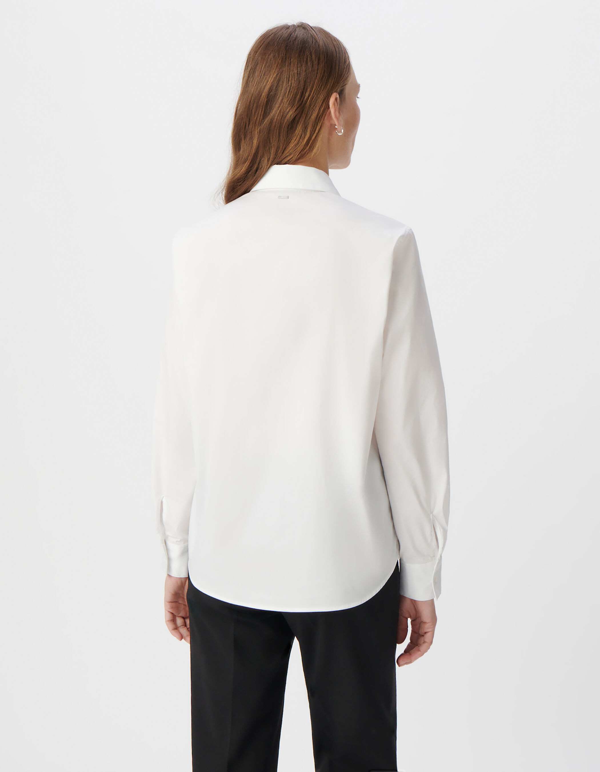 Chemise blanche à manches longues Femme