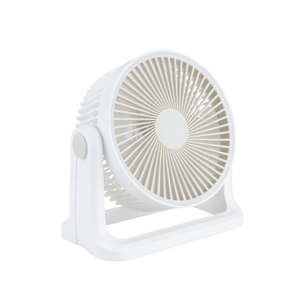 Ventilateur à poser Homday 3 vitesses inclinaison 90° 10W Ø20cm