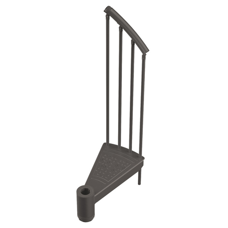 Marche pour escalier colimaçon Delta Ø 120 cm SOGEM