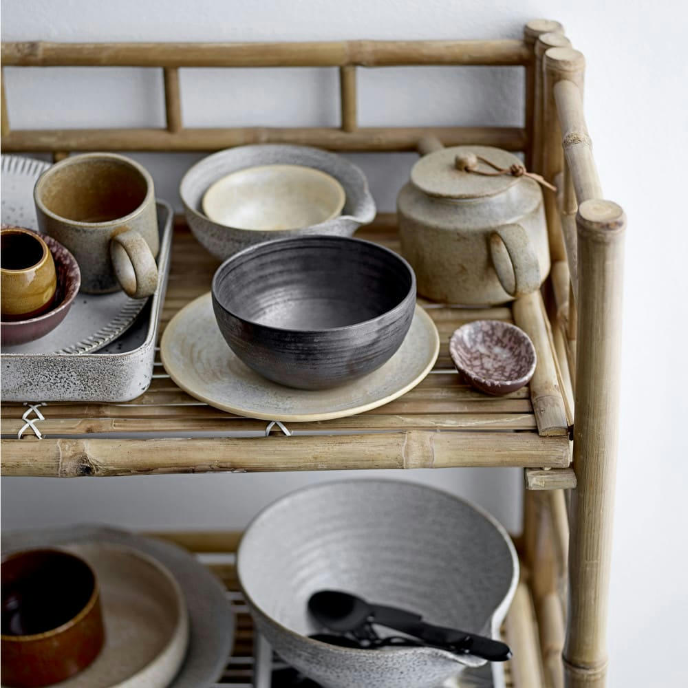 ZEP - Bibliothèque en bambou 66x105cm naturel