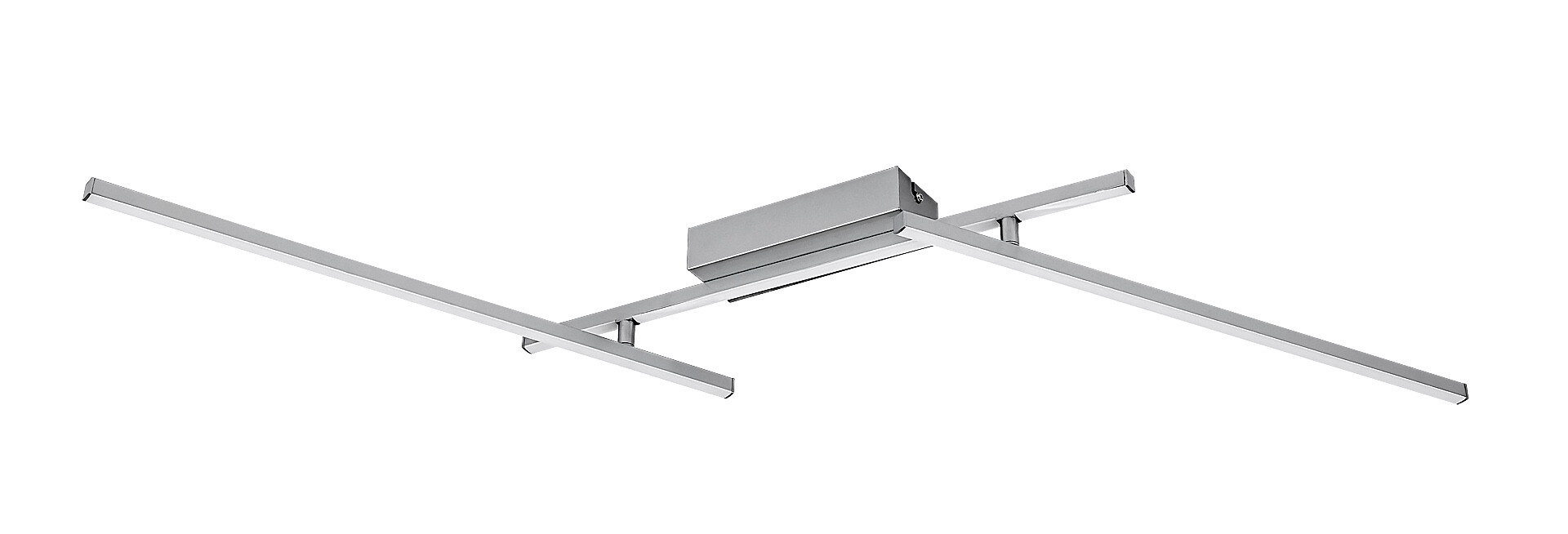 Lampa sufitowa Negan srebrno-biała LED 1x24W Neutralna biel 1550lm Rabalux