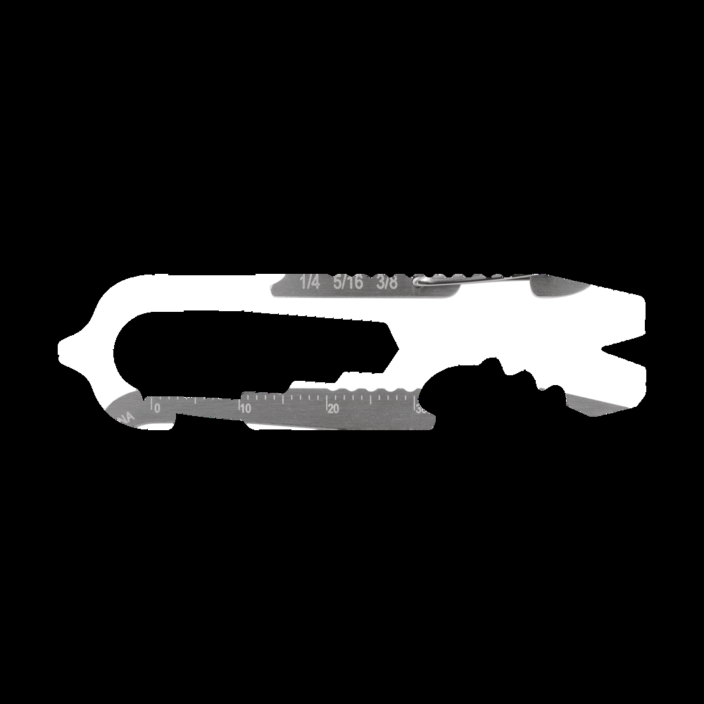 Nite Ize DoohicKey Keychain Tool w/ Ruler, Bottle Opener, Screwdriver, Wrench & Nail/Staple Remover