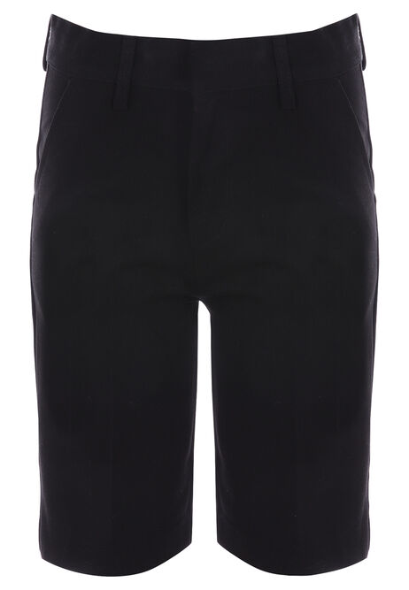 Older Boys Black School Shorts