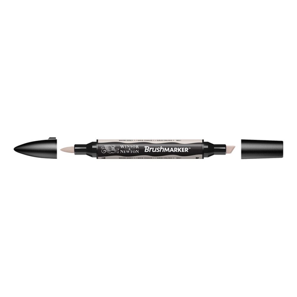 TUSJ PROMARKER WINSOR & NEWTON NR WG1 VARM GRÅ 1