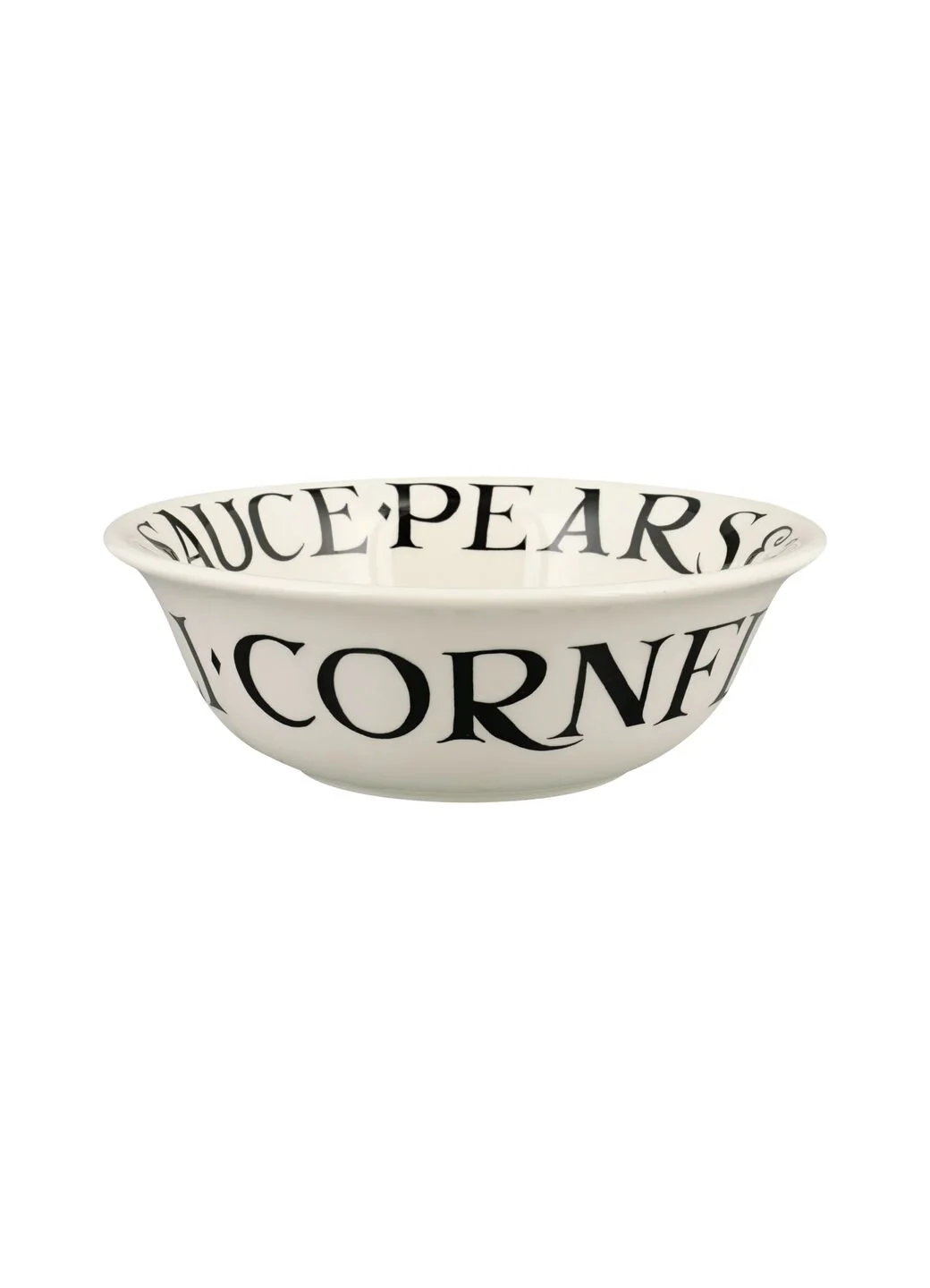 Black Toast Cereal Bowl - Set of 4