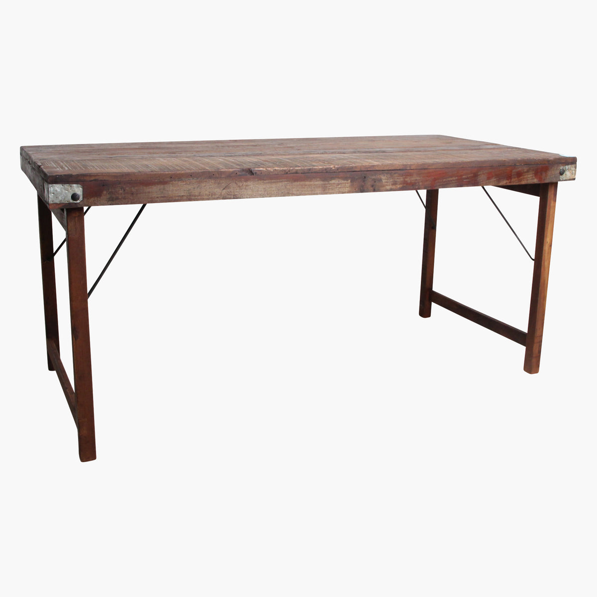 Raw Materials inklapbare eettafel - FSC gerecycled hout - 165x75x76 cm