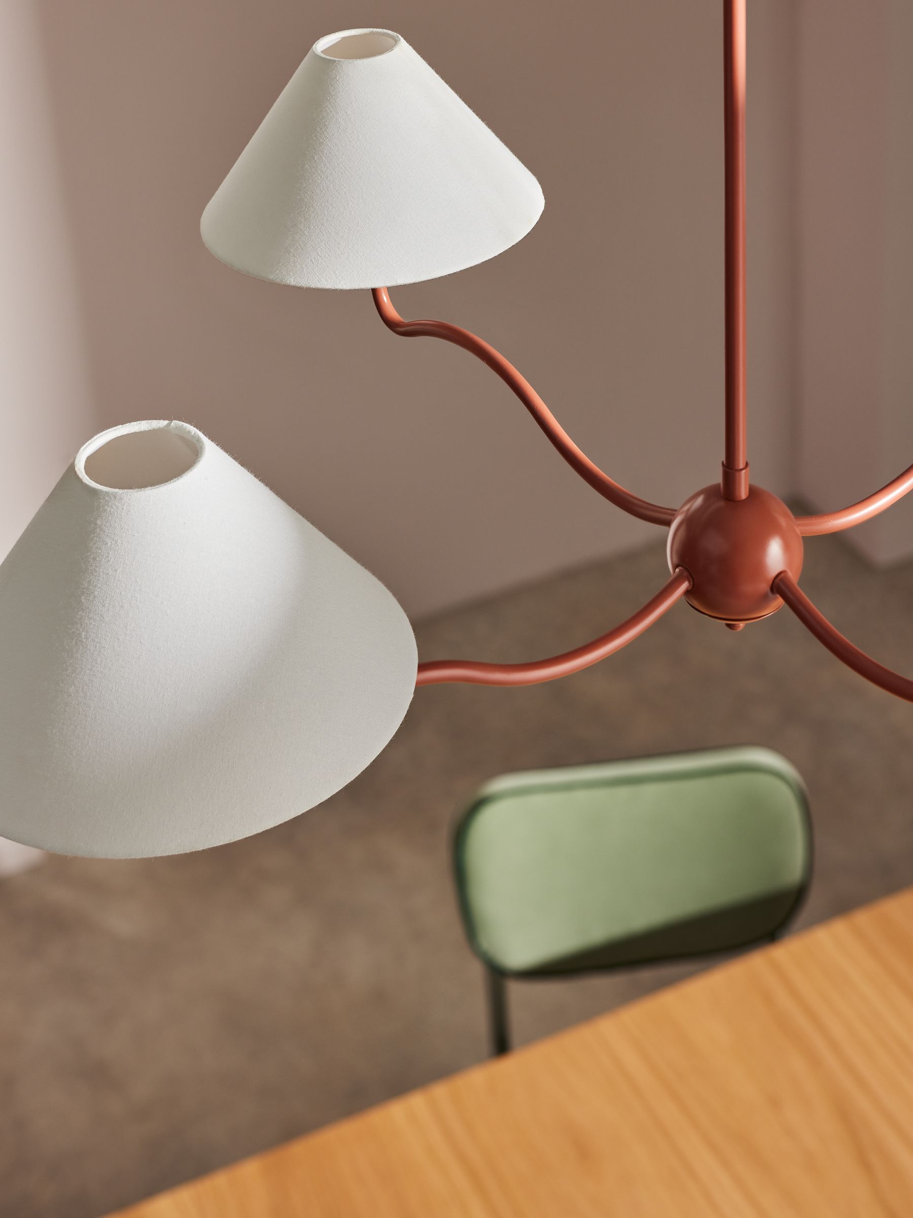 Red Madelyn Chandelier Light