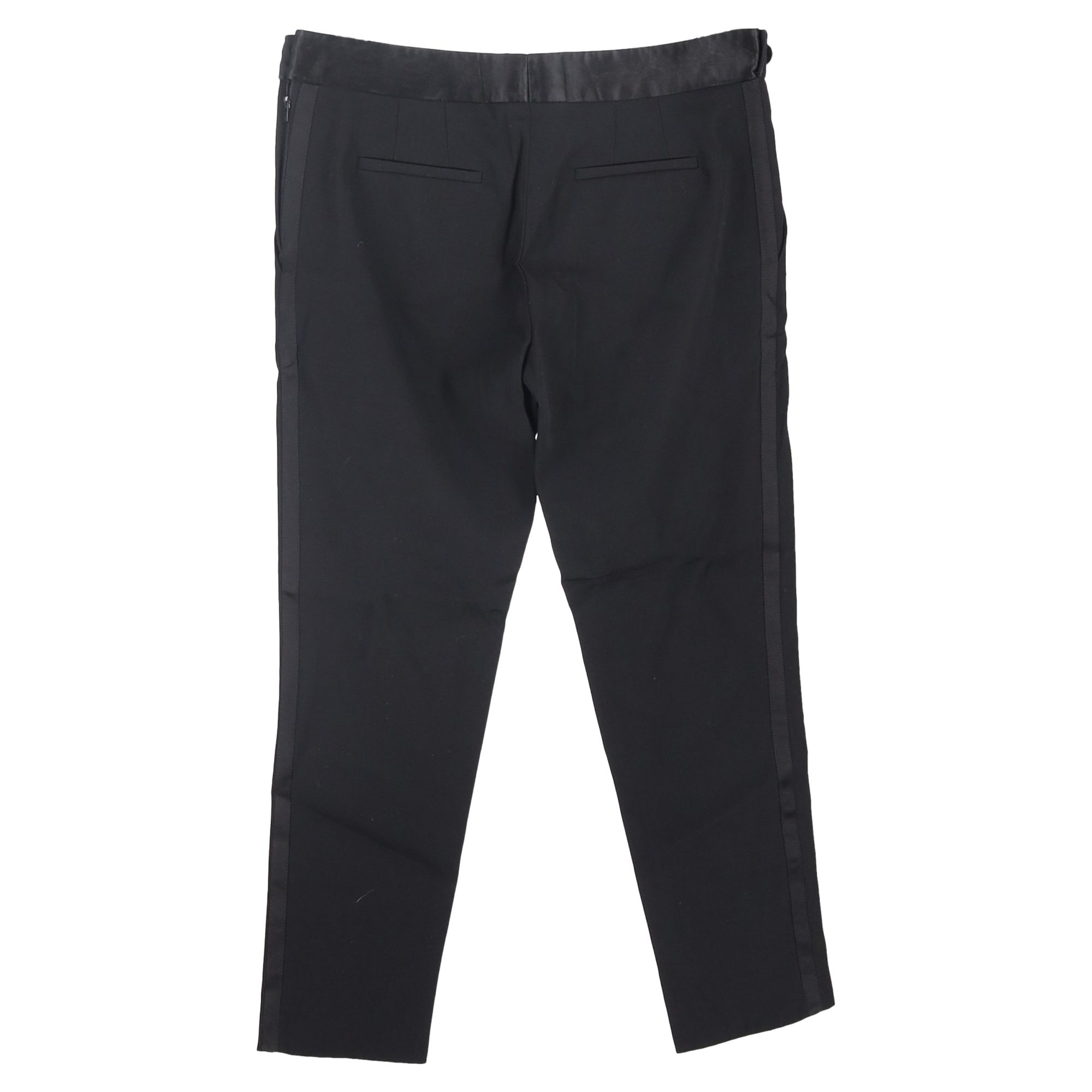 Victoria Beckham Preloved Straight-Leg Trousers in Black Polyester