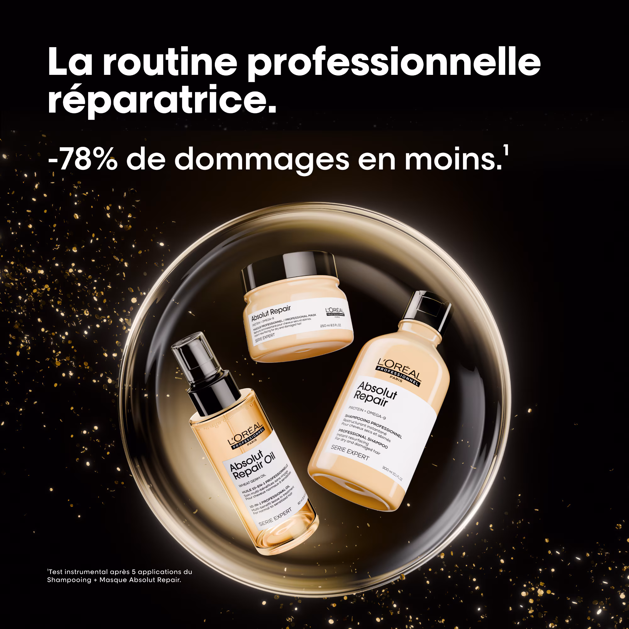 SERIE EXPERT ABSOLUT REPAIRCoffret - shampoing + masque + huile