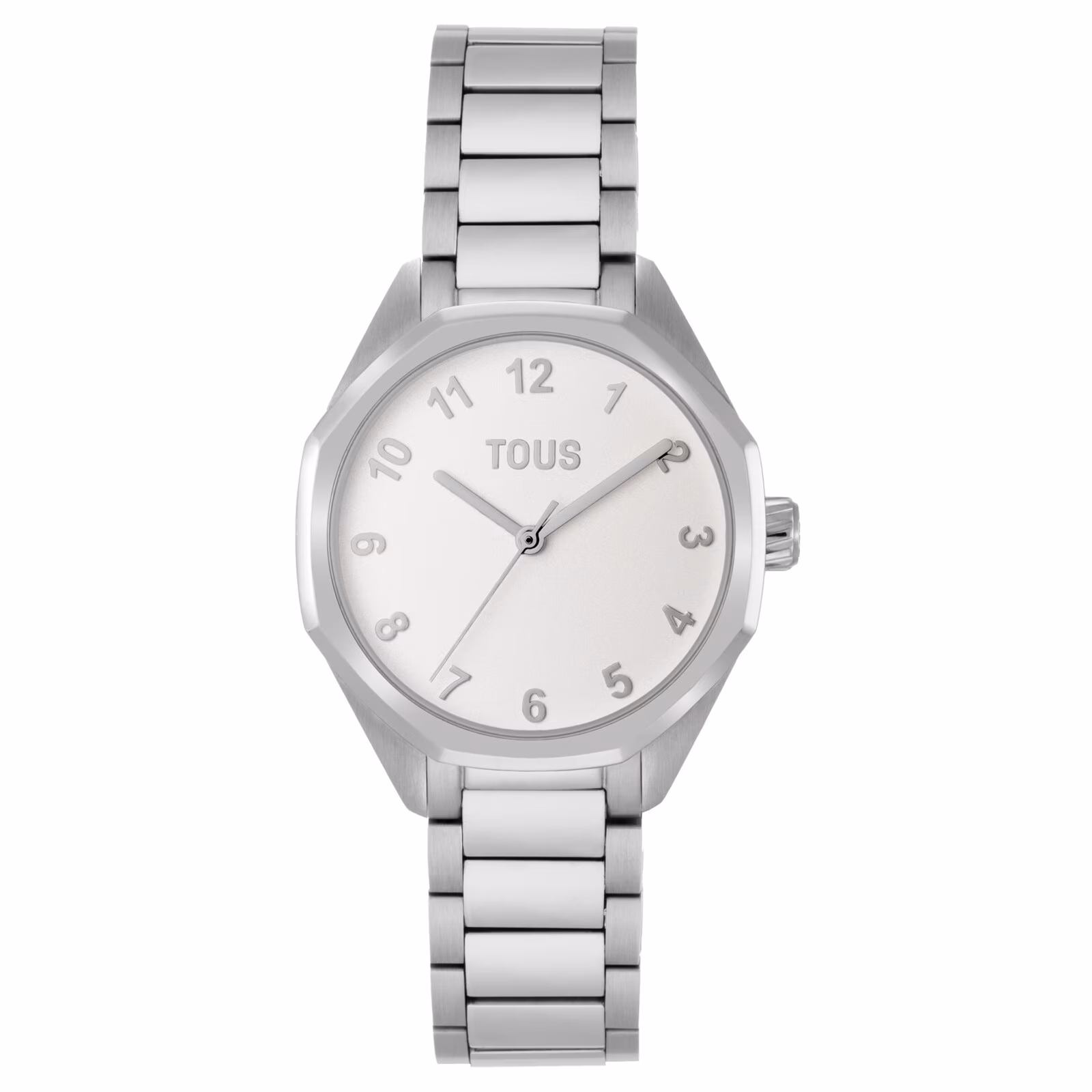 Reloj analógico con brazalete de eslabones de acero TOUS Now KDT