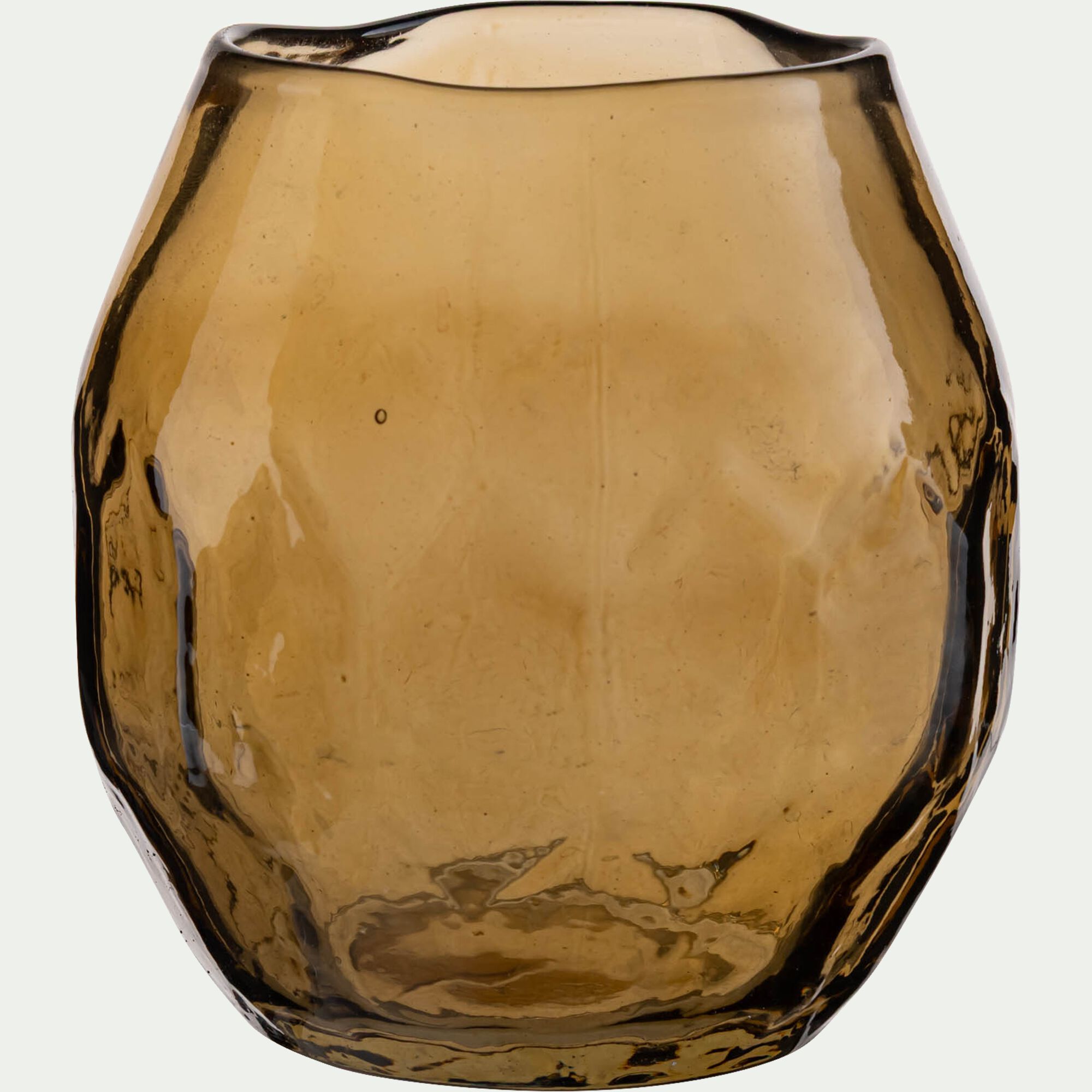 VINIEL - Vase classique en verre - marron