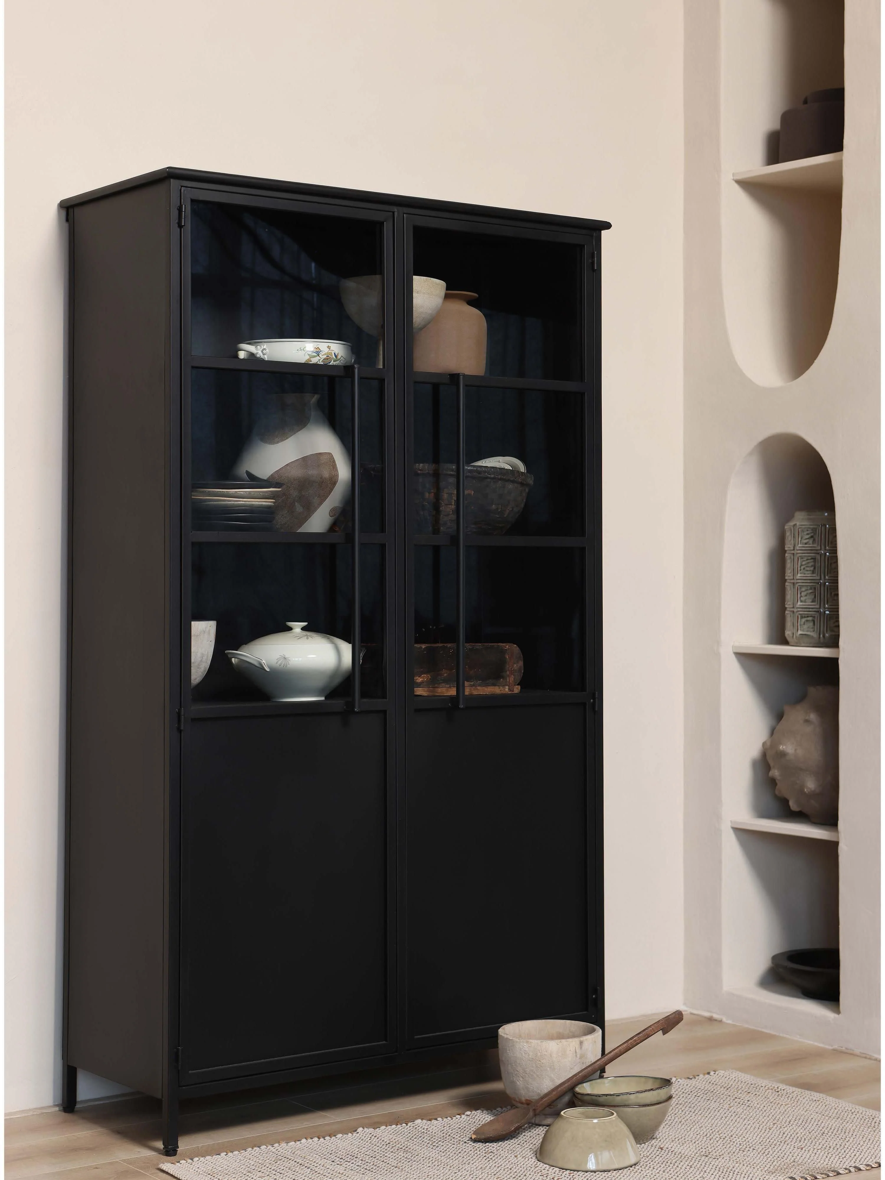 Metall-Vitrine Exhibit