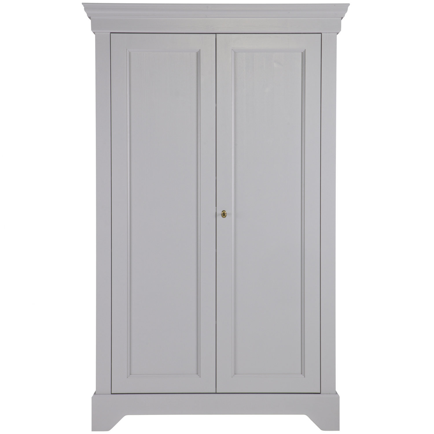 WOOOD brocante kast Isabel - Grenen - Betongrijs - 191x118x47