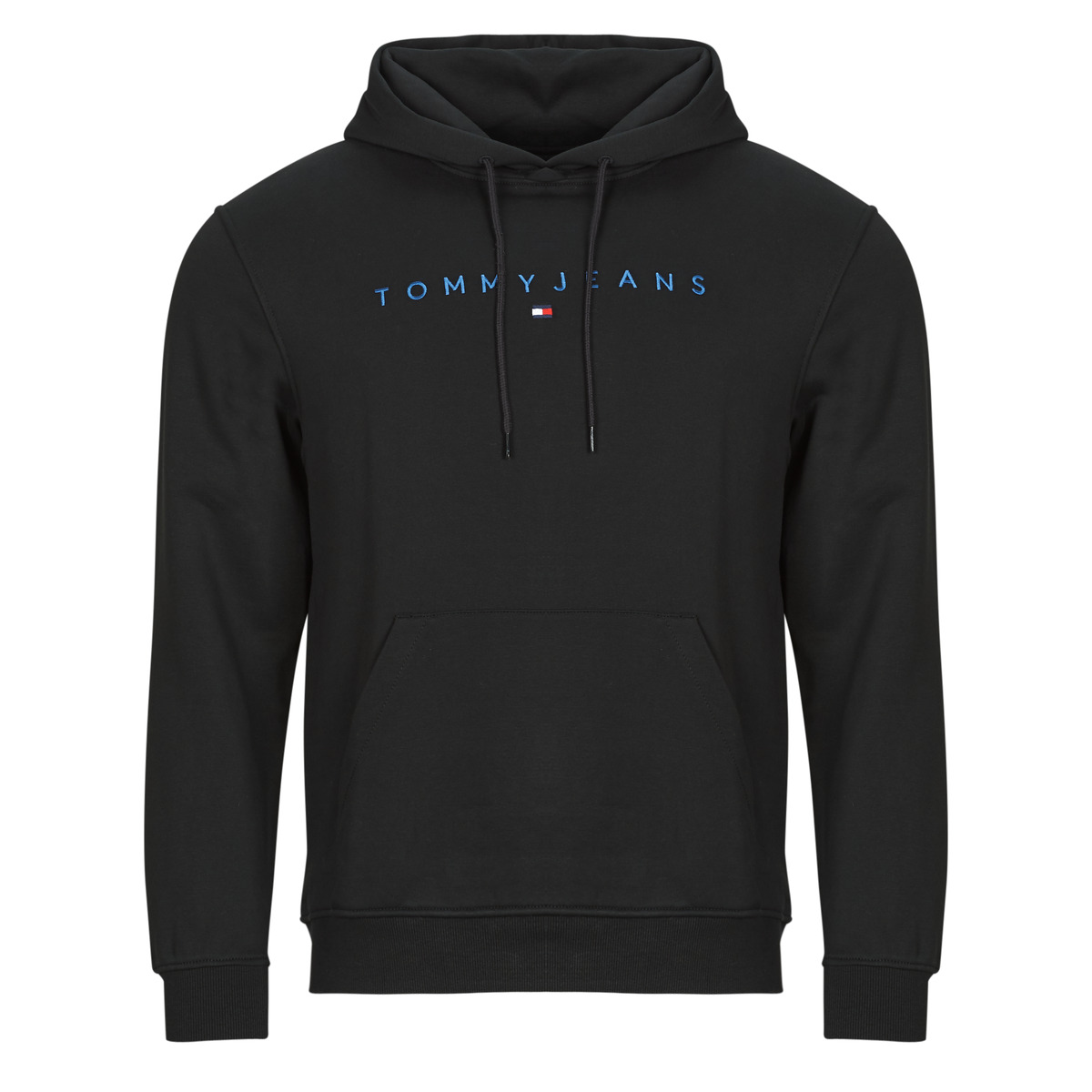 Tommy Jeans - TJM REG LINEAR LOGO HOODIE EXT - Black