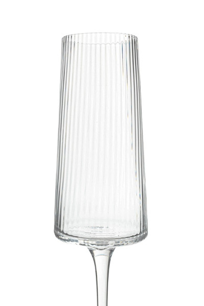 KARE kieliszek do szampana RIFFLE 215 ml