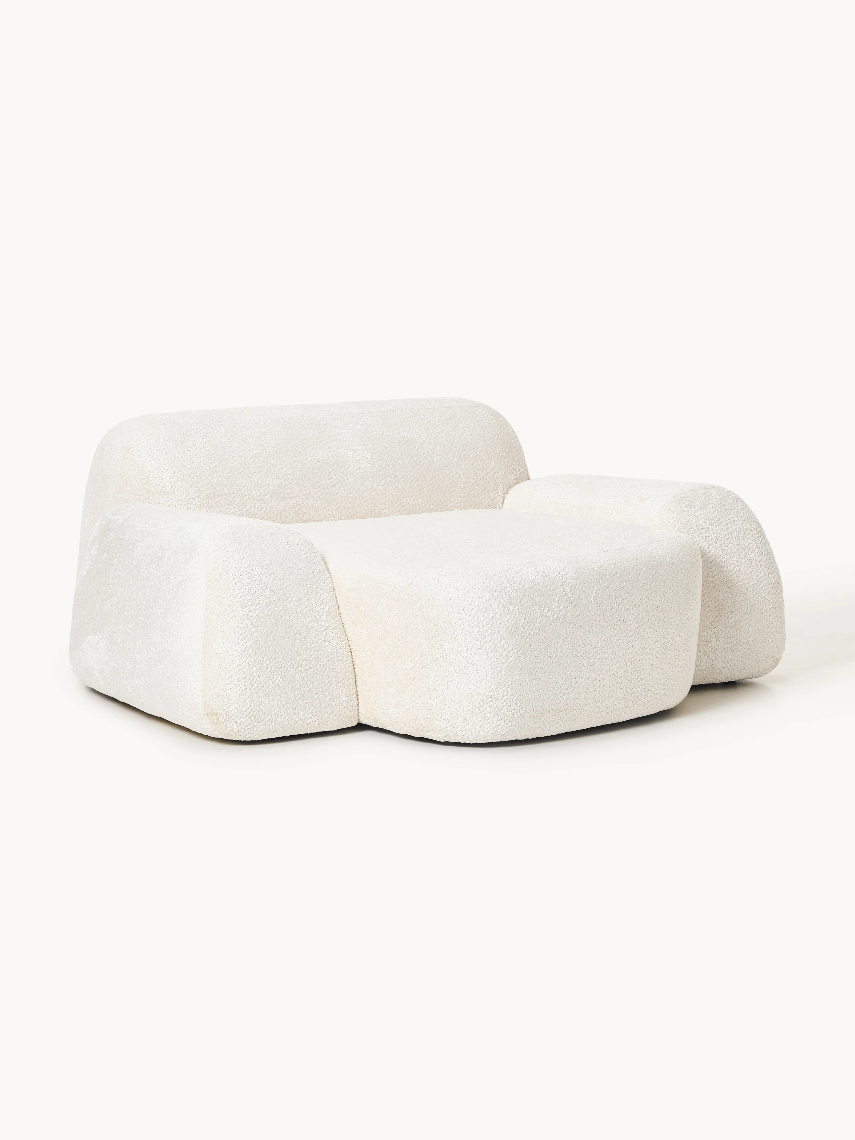 XL Loungesessel Wolke aus Teddy-Bouclé