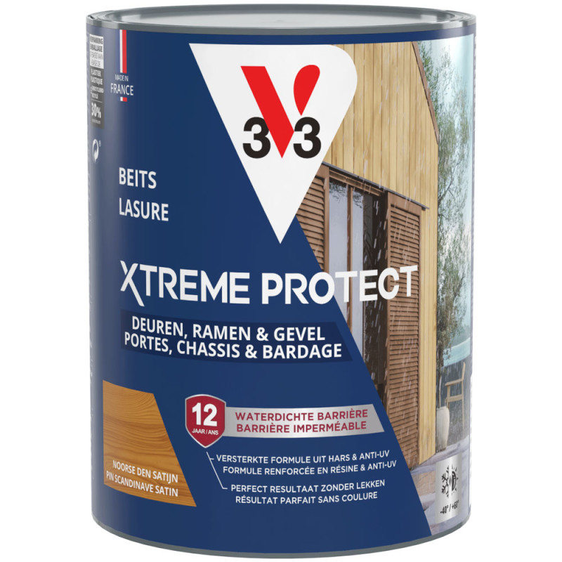 Lasure pour bois Xtreme Protect pin scandinave 0,75 L V33