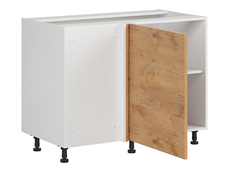 Szafka dolna Hamper lewa dąb lancelot zabudowuje naroże 120x60 cm