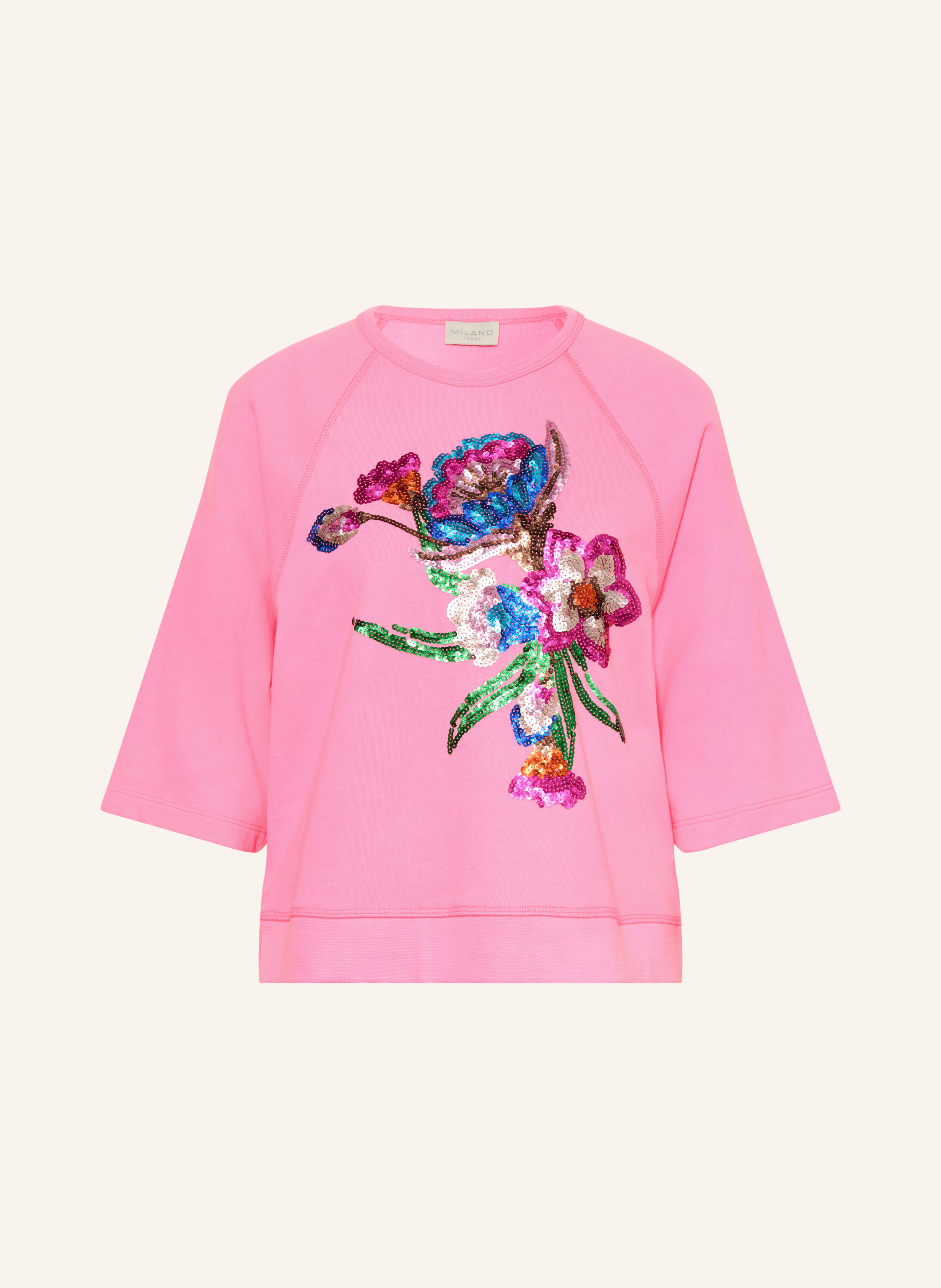MILANO ITALY Sweatshirt mit Pailletten