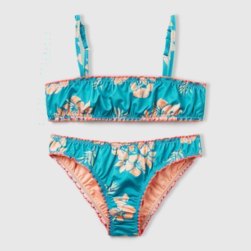 Bikini with floral print