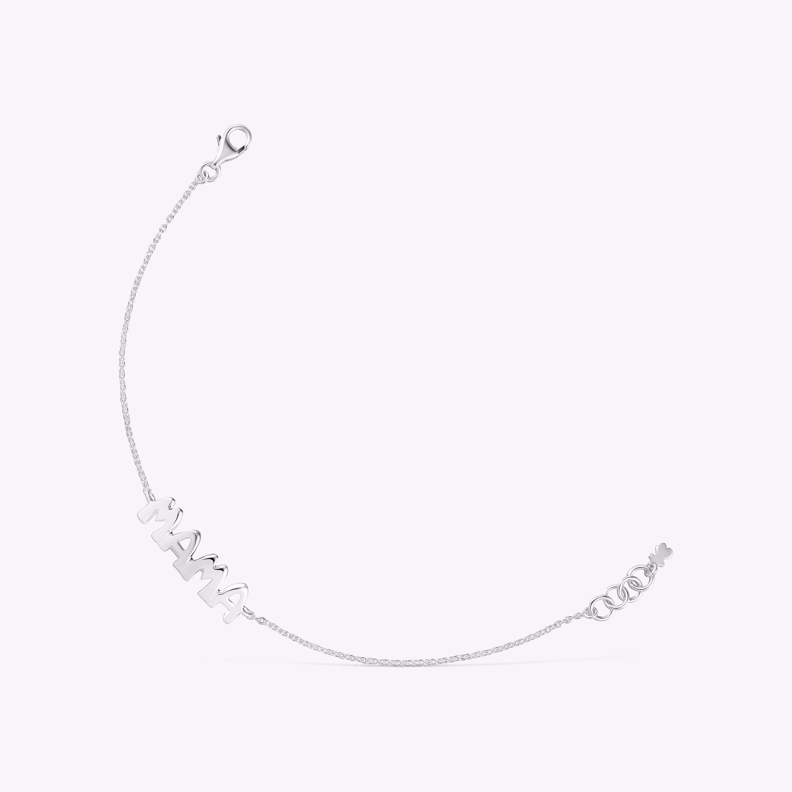 Pulsera cadena de plata y motivos TOUS Mama