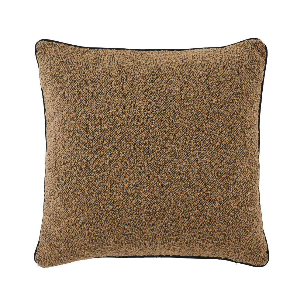 FILOMENO - Coussin marron et noir 45x45