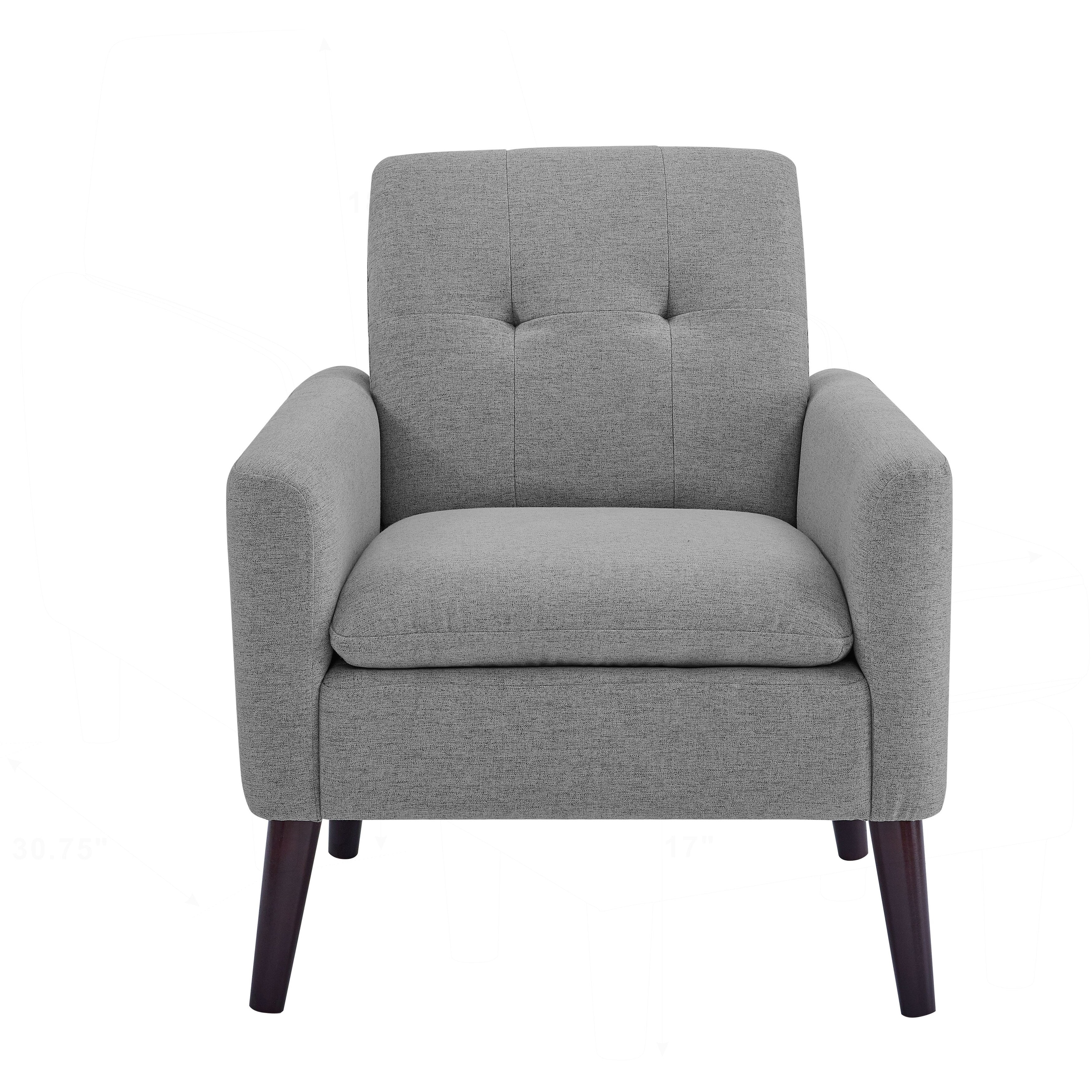 Comfortable Tufted Armchair with Stylish Design for Relaxation