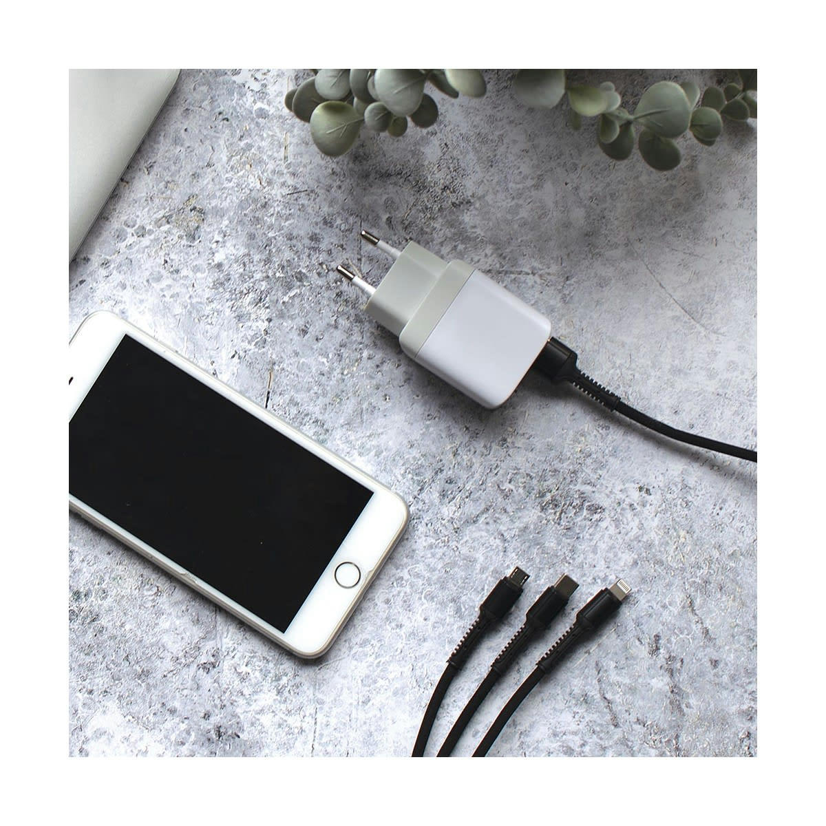 - Chargeur secteur USB fast charge