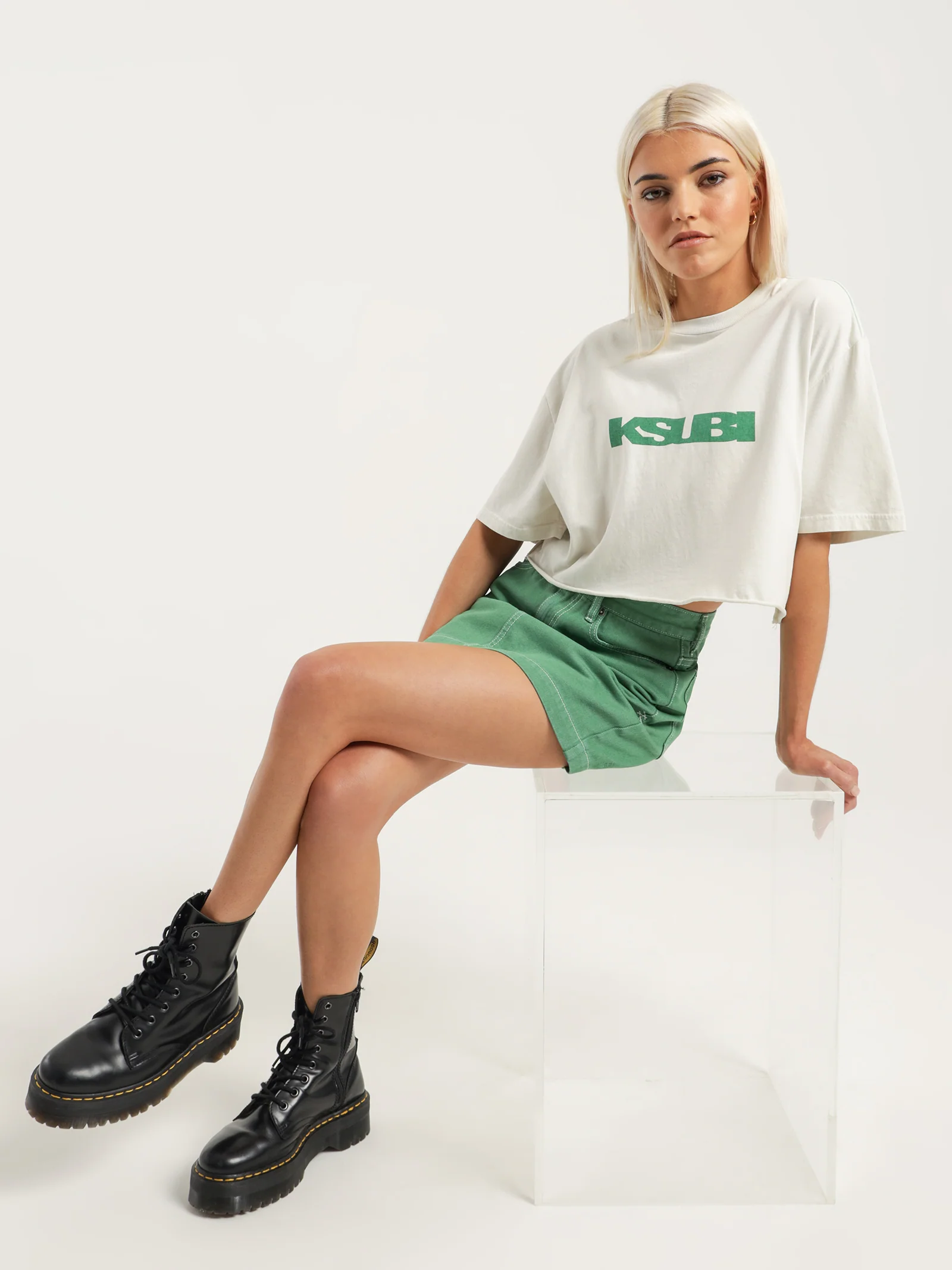Super X Mini Denim Skirt