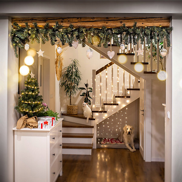 KADAX Guirlande Sapin de Noël 260 cm Vert
