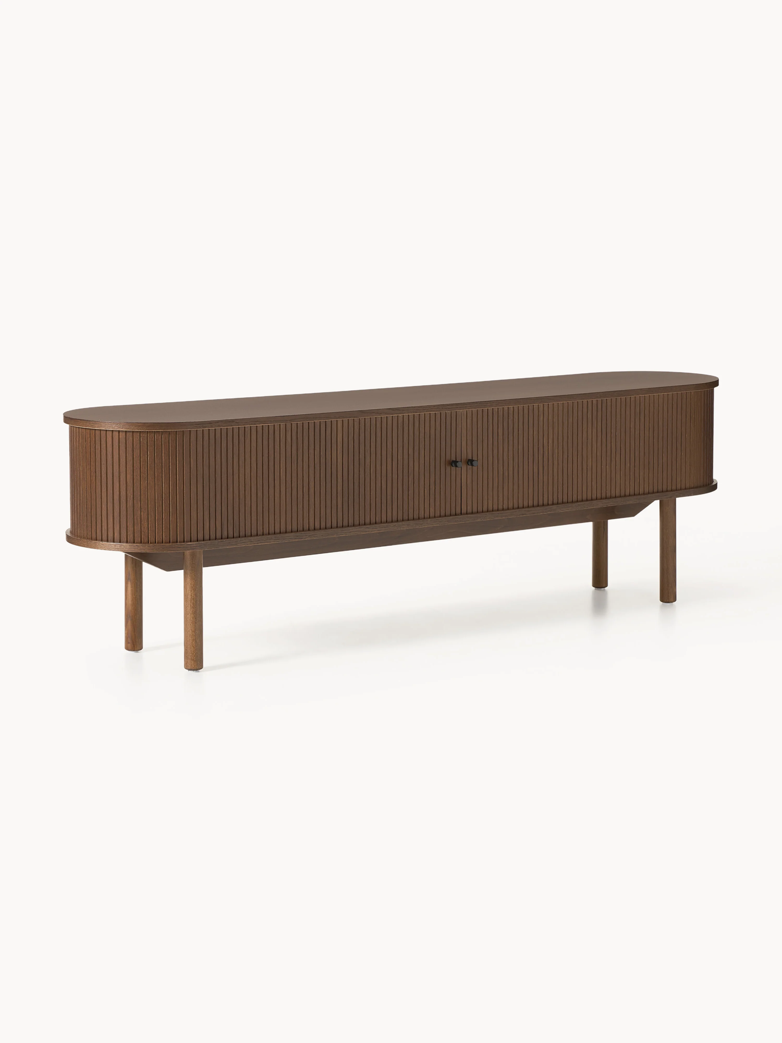 TV-Board Calary mit geriffelter Front