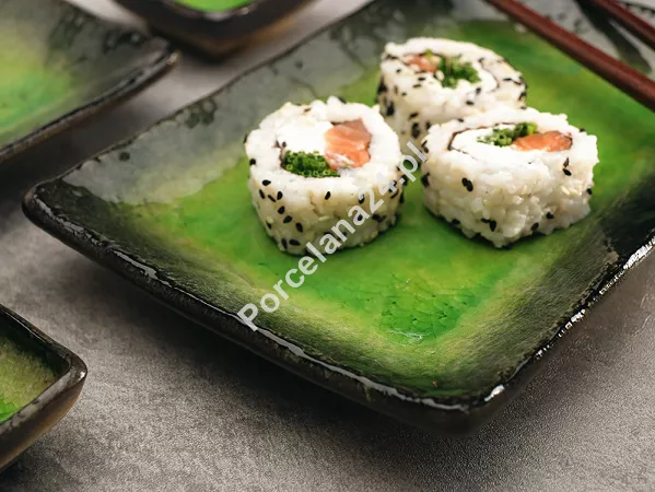 Zestaw do sushi dla 2 osób (4 el.) z pałeczkami Tokyo Design Studio - Yamasaku Hiwa Green 33602