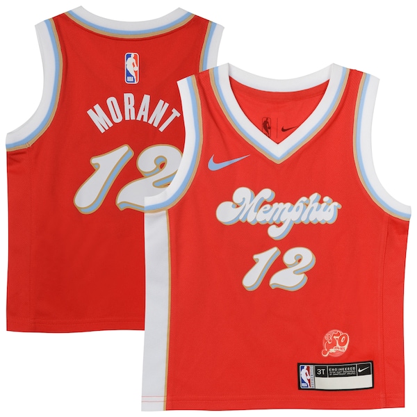 Ja Morant Memphis Grizzlies Nike Toddler 2024/25 Swingman Player Jersey - City Edition - Red