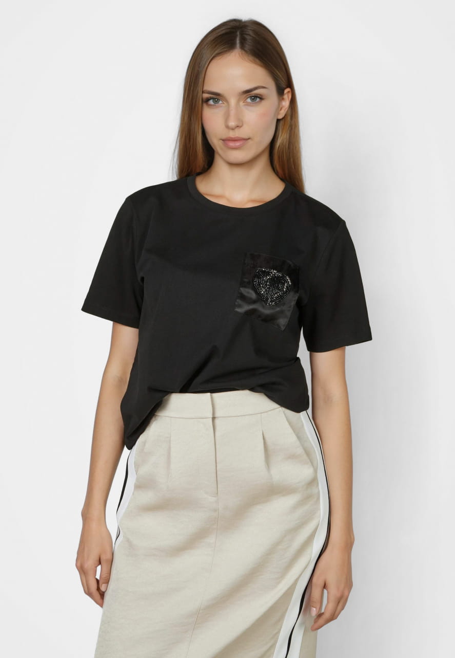 Shirt mit Tasche