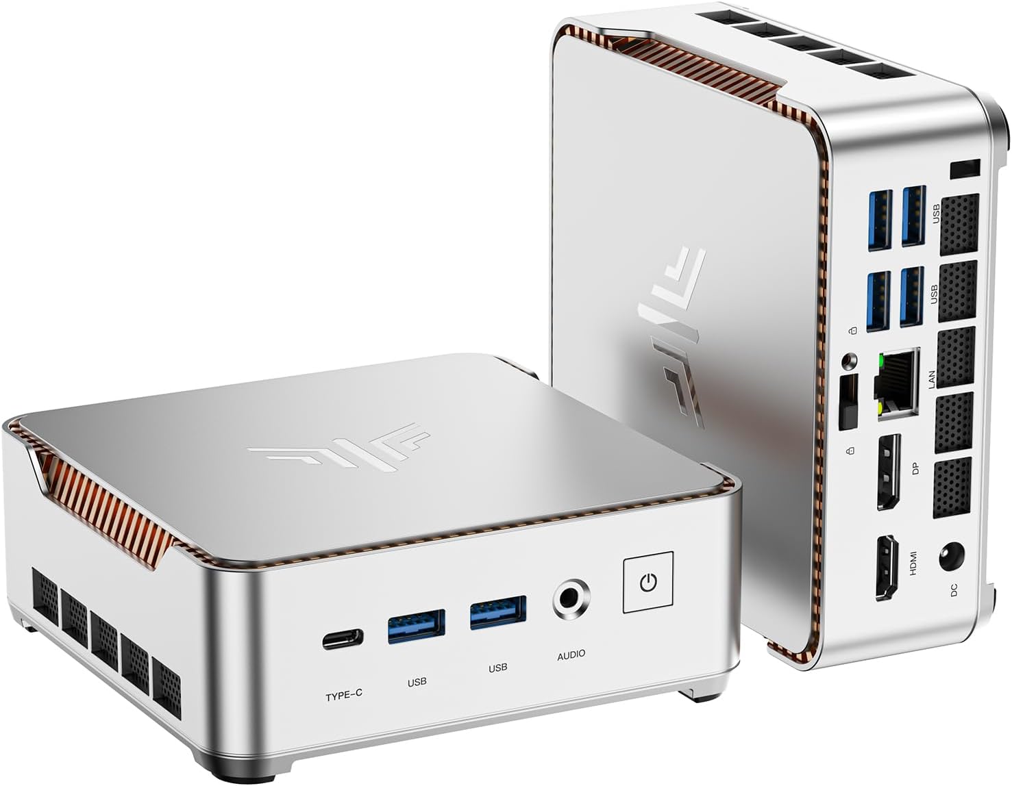 KAMRUI Pinova P2 Mini PC 16GB RAM 512GB SSD  AMD Ryzen 4300U(Beats 3500U/10110U/N150/N95 Up to 3.7 GHz)Mini Computers Triple 4K Display/HDMI+DP+Type-C/WiFi/BT for Home/Business Mini Desktop Computers