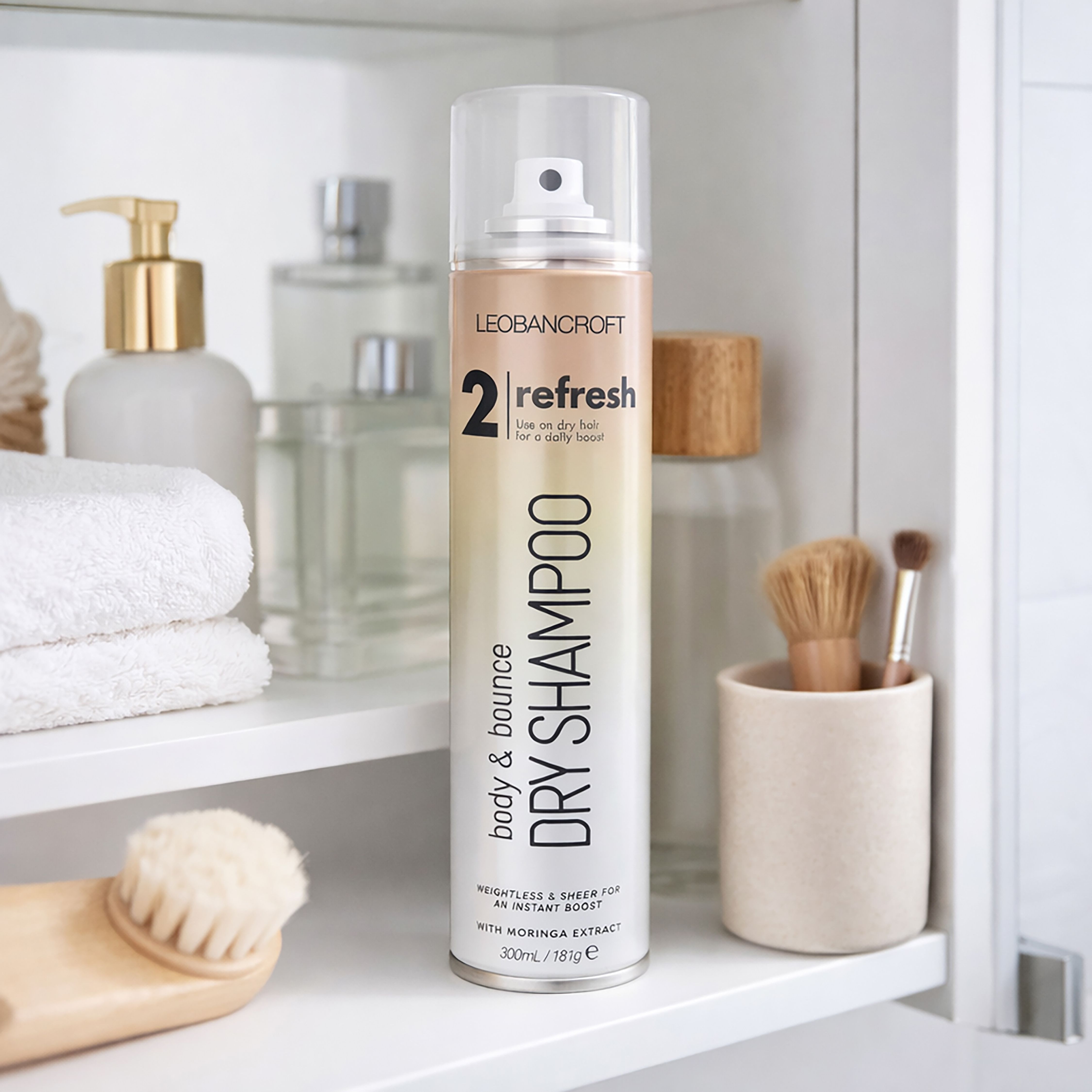 simpa Body & Bounce Dry Shampoo 2 Refresh 6 x 300ml Can