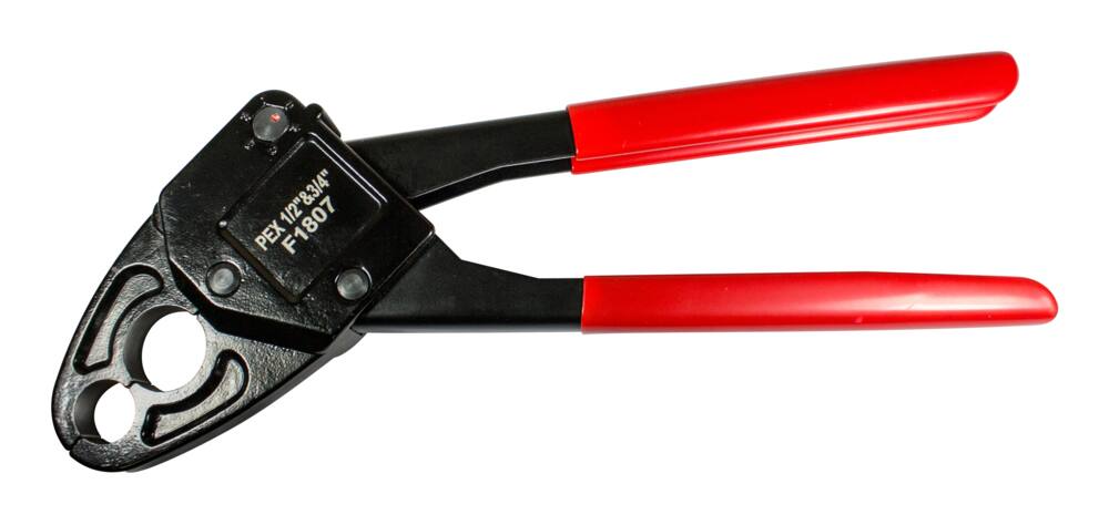 Waterline Dependable PEX Combo Angle Crimp Tool, 1/2 & 3/4-in